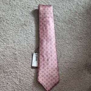 Louis Vuitton Pink Monogram Tie